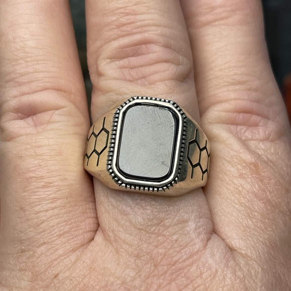 Mens Sterling Silver Ring